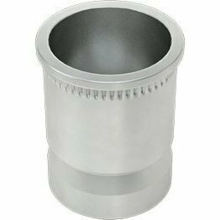 BSC PREFERRED Low-Profile Rivet Nut Tin-Zinc-Plated Aluminum 10-32 Internal Thread .355 Long, 25PK 98560A578